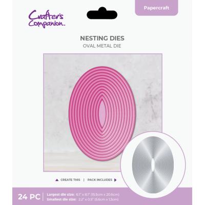 Crafters Companion Cutting Dies - 8 Inch Oval